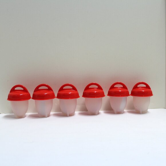 6 Individual As Seen On TV Egglettes - Egg Cooking Devices Containers Gadgets - Picture 1 of 6